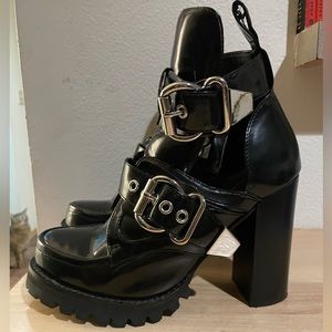 Jeffrey Campbell Craven Black Platform Bootie - 8.5M